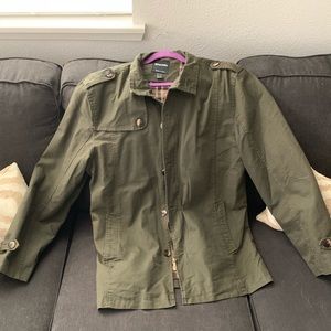 Men’s Army green utility jacket. NEW! NEVER WORN